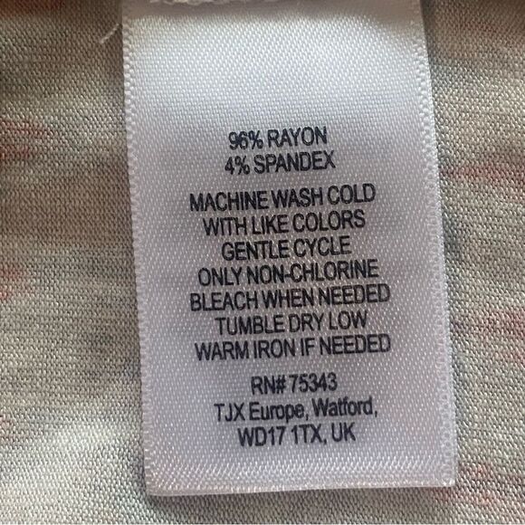 Lucy & Laurel Geo Design Orange, Cream and Blue Maxi Skirt Size Large - Picture 4 of 7